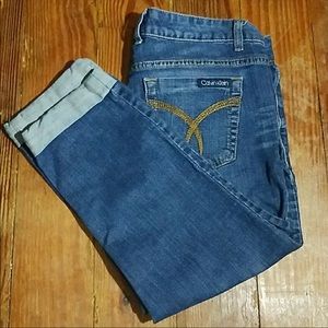 Calvin Klein Jean Capris size 8